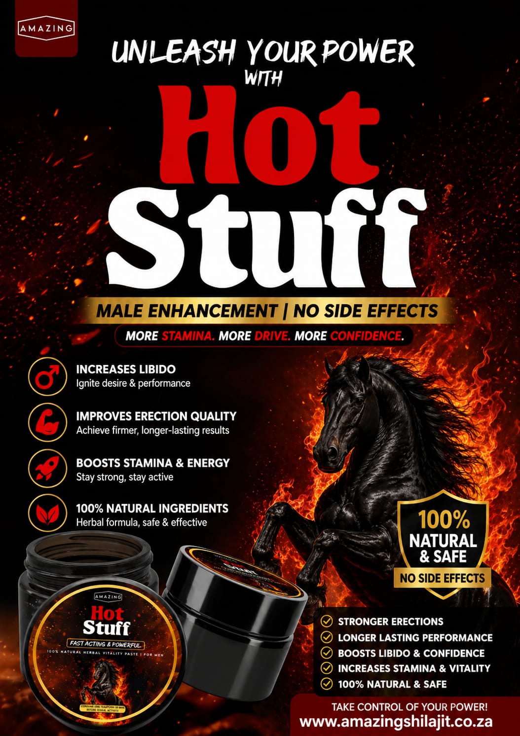 Amazing Hot Stuff Natural Paste (20 Grams )